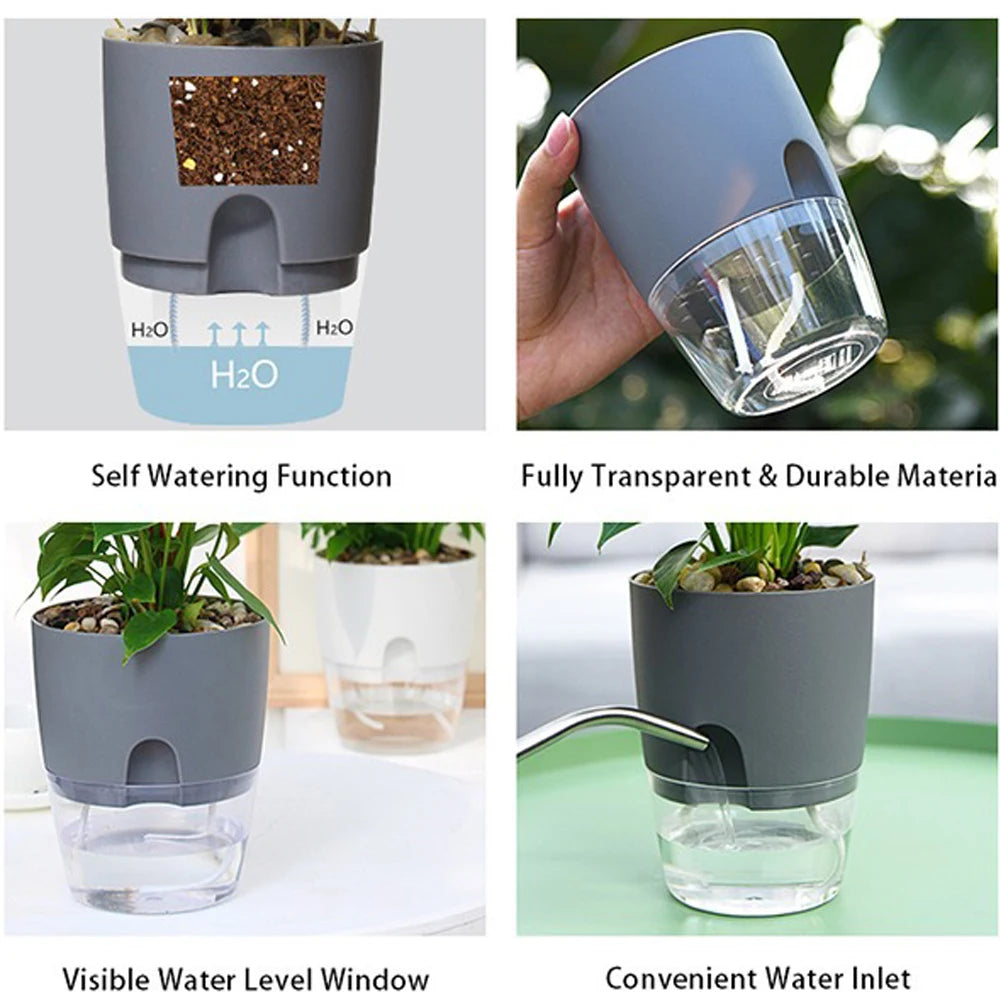 Vaso Autoirrigante Elegante